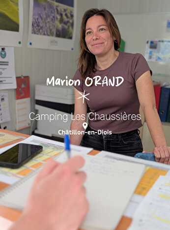 Camping les chaussieres châtillon en Diois portrait