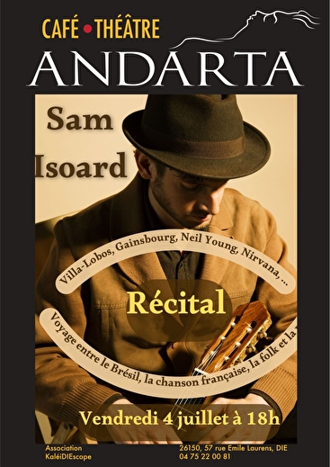 Récital guitare Samuel Isoard