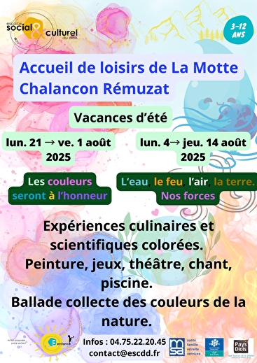 Accueil de loisirs de la Motte Chalancon / Rémuzat