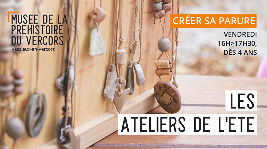 Atelier : artiste préhistorique, créer sa parure