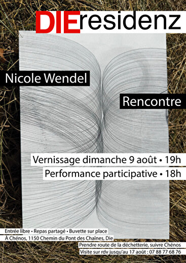 Vernissage - Rencontre - Nicole Wendel chez DIEresidenz