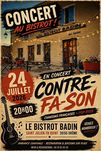 Concert-Bal au bistrot Badin
