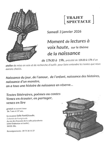 Lecture sur le thème de la naissance