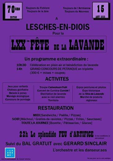 ANNULÉ - LXXème fête de la Lavande