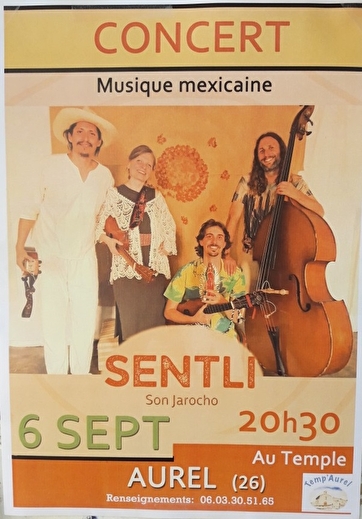 Concert mexicain avec Sentli au Temple