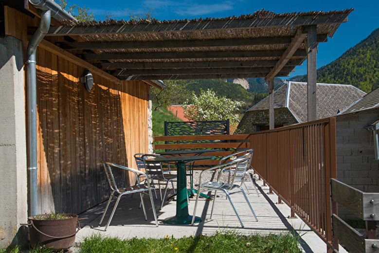 Salle à manger d'été