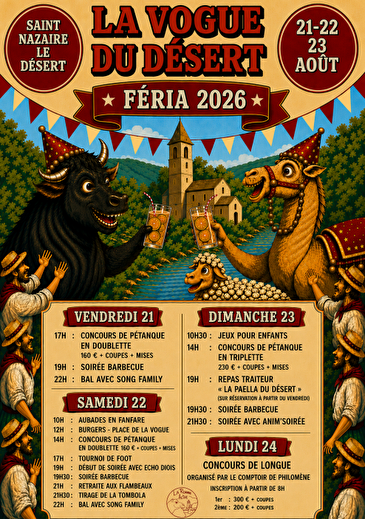 La Vogue du Désert - Féria 2026