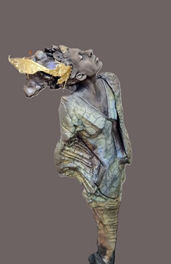Exposition sculpture raku  - Terre et formes