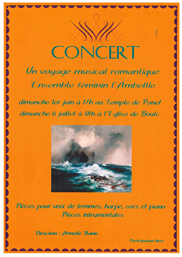 Concert  - Ensemble féminin l'Ambellie