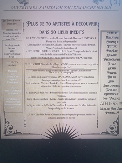 Barnave aux artistes !