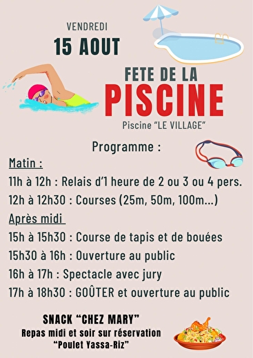 Fête de la piscine