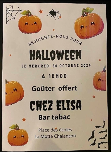 Fête d'Halloween au Tabac Presse de la Vallée de l'Oule