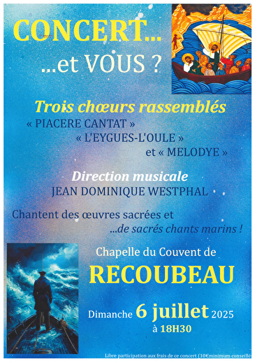 Concert - Trois chœurs rassemblés