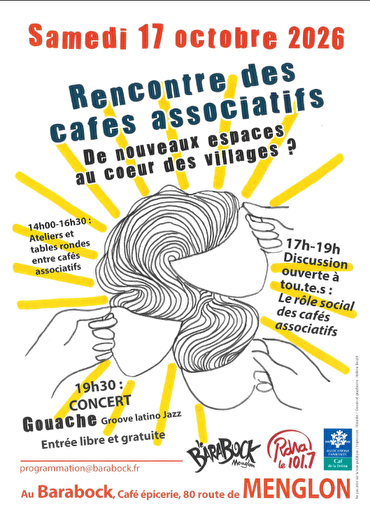 Rencontre des cafés associatifs et concert