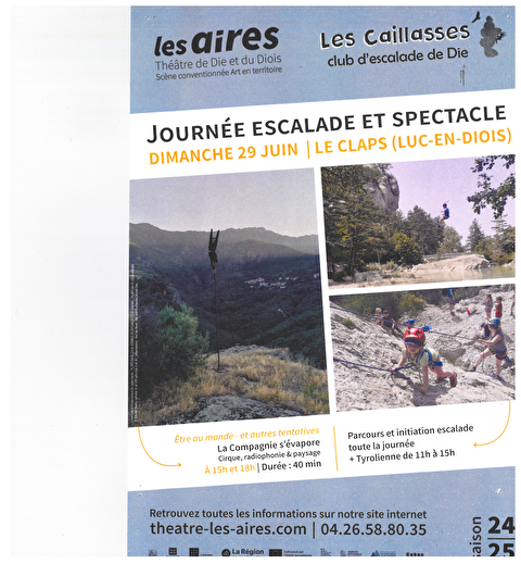 Journée escalade et spectacle
