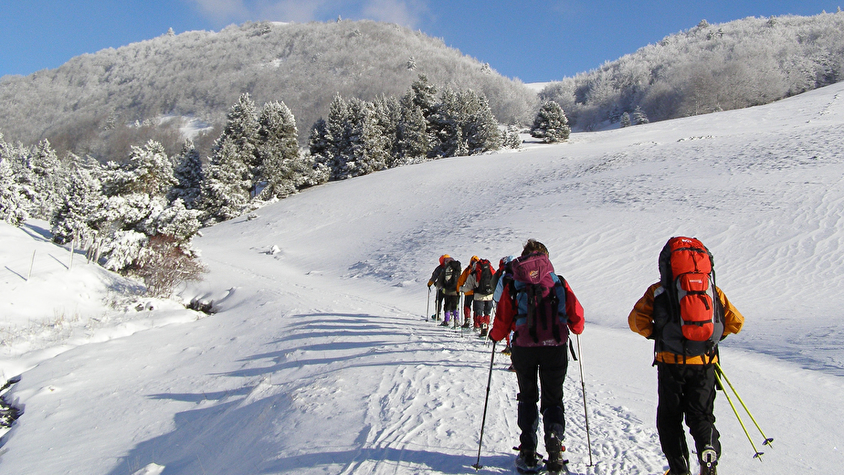 Au départ du vallon de Combeau