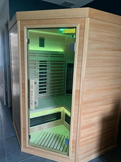 Sauna (option bien-être 25 euros/pers pour 1h)