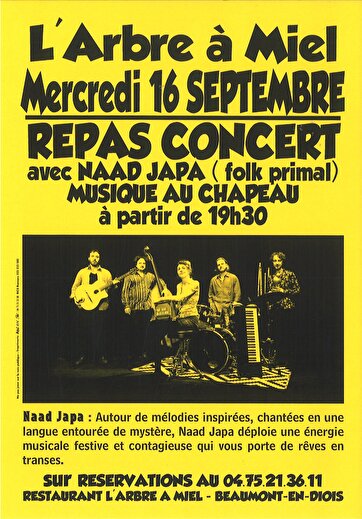 Repas Concert- Naad Japa - Folk Primal