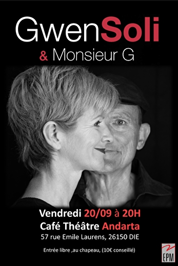 Concert - Gwen Soli & Monsieur G à Die