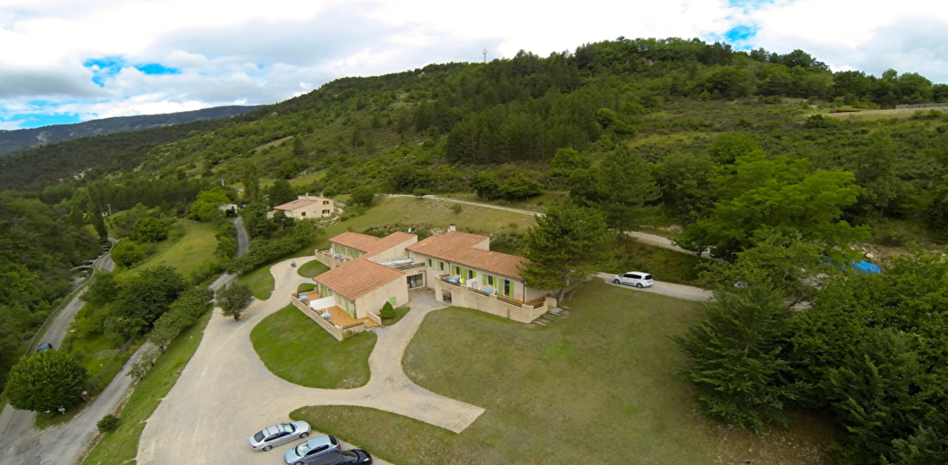 Vue aérienne du Clos la Roche