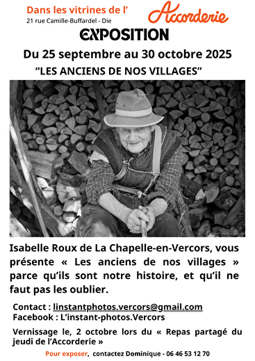 Exposition de photographie - Les anciens de nos villages