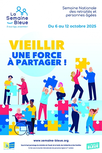 La semaine bleue - Semaine Nationale des retraités et personnes agées.