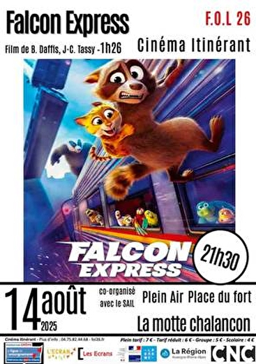 Cinéma en plein air - Falcon express