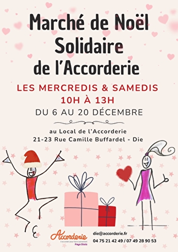 Marché de Noël solidaire de l'Accorderie