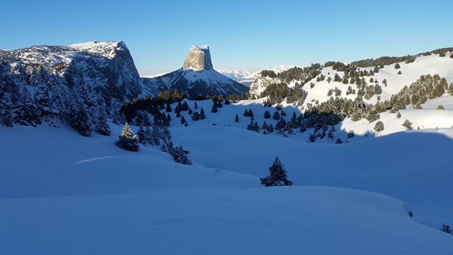 Le Mont Aiguille, montagne emblématique du Vercors