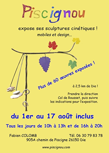 Exposition -  Sculptures cinétiques