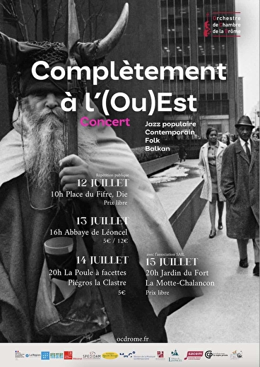 Concert - Complètement à l'(Ou)Est - Orchestre de Chambre de la Drôme