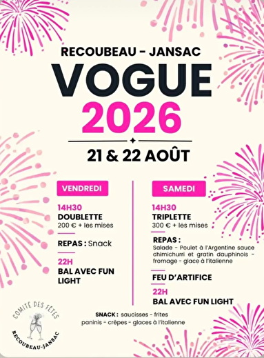 Vogue de Recoubeau-Jansac