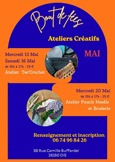 Atelier Créatifs - Punch Needle