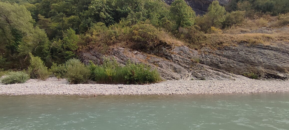 Géobalade au frais le long de la Drôme