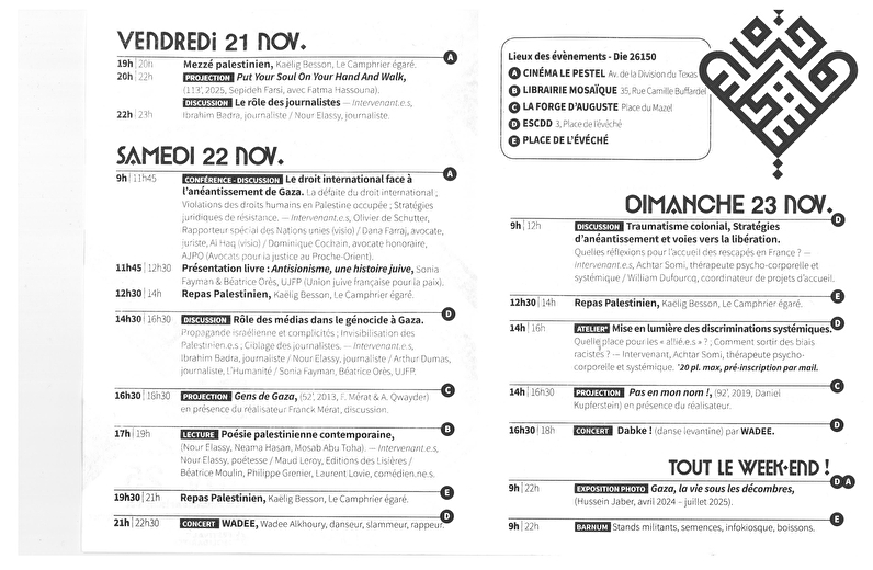 Palestine : résister à l'effacement