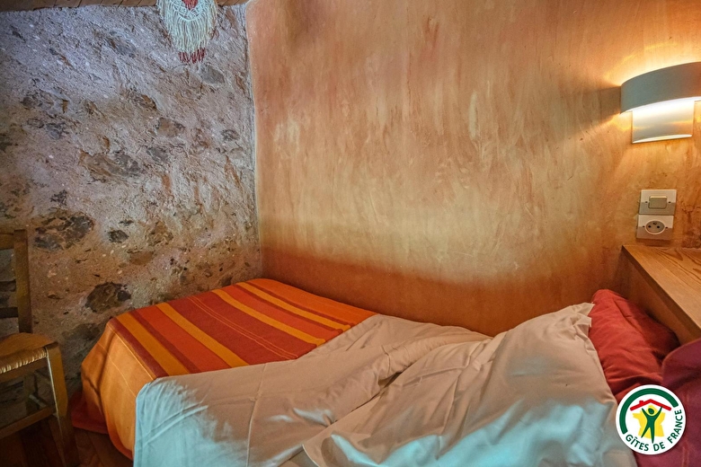 La mezzanine : lits 2x70 et 1x90
