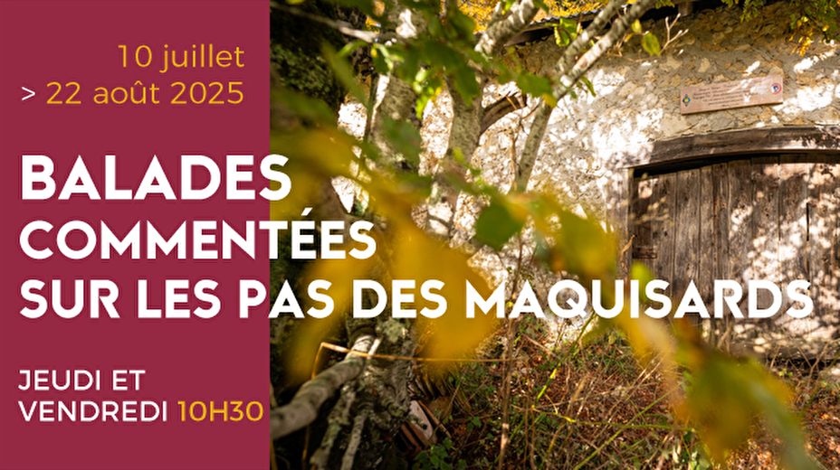 Balade commentée : sur les pas des maquisards