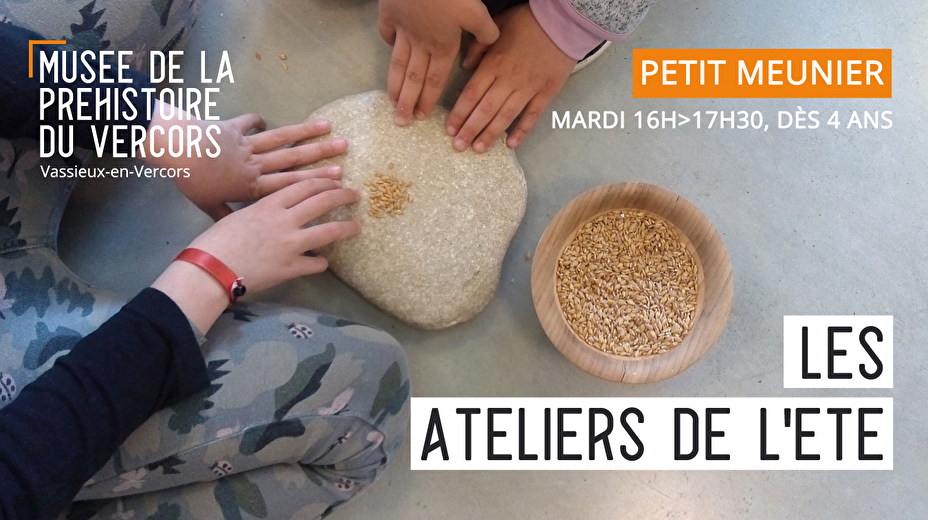 Atelier : petit meunier de la Préhistoire
