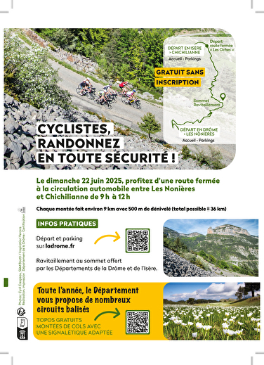 Course cycliste - Opération Col réservé
