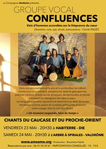 Concert Groupe vocal Confluences - Voix d'hommes