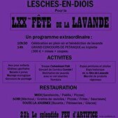 ANNULÉ - LXXème fête de la Lavande