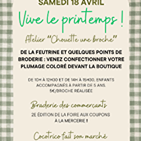 Atelier - Chouette une broche !