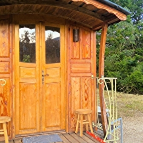 Entrée de la roulotte