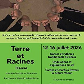 Stage de danse et rythme du Bénin - Terre et Racines