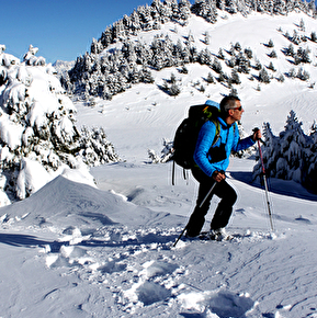 Randonnées en raquettes avec Christophe Pelet