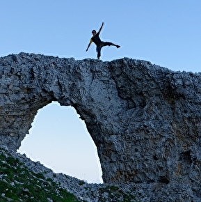 Personne au sommet d'une Arche