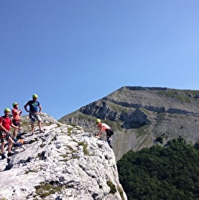 Via Ferrata avec la Base de Loisirs Drôme Aventure
