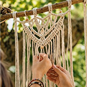 Activité créative et manuelle - INITITATION MACRAMÉ