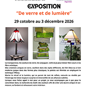 Exposition - De verre et de lumière
