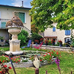 Jardin et bassin